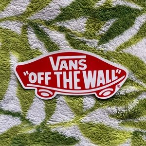 (1) Vans “Off the Wall” Sticker
